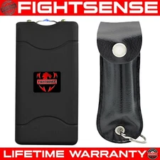 FIGHTSENSE Heavy Duty StunGun & Pepper Spray Combo for Powerfull Self Defense