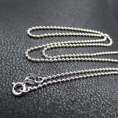 Wholesale Real 925 Sterling Silver Necklace Chains For Pendants Jewelry 16"-24" - Picture 8 of 14