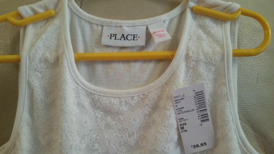 Nuevo Vestido Bonito Niña The Children's Place Talla M 7/8 Foto 2 de 4