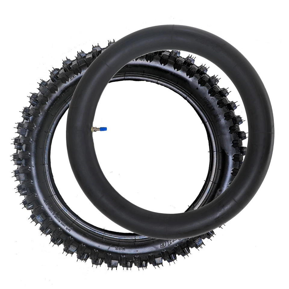 Neumáticos delanteros+traseros 70/100-19 y 90/100-16 tubos neumático para TTR125 CRF150 XR100 KX100 Foto 4 de 4