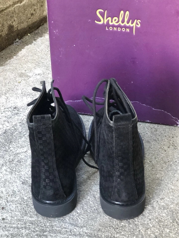 Shellys London Surba Lace Up Booties WOMEN SHOES - Image 3 of 4