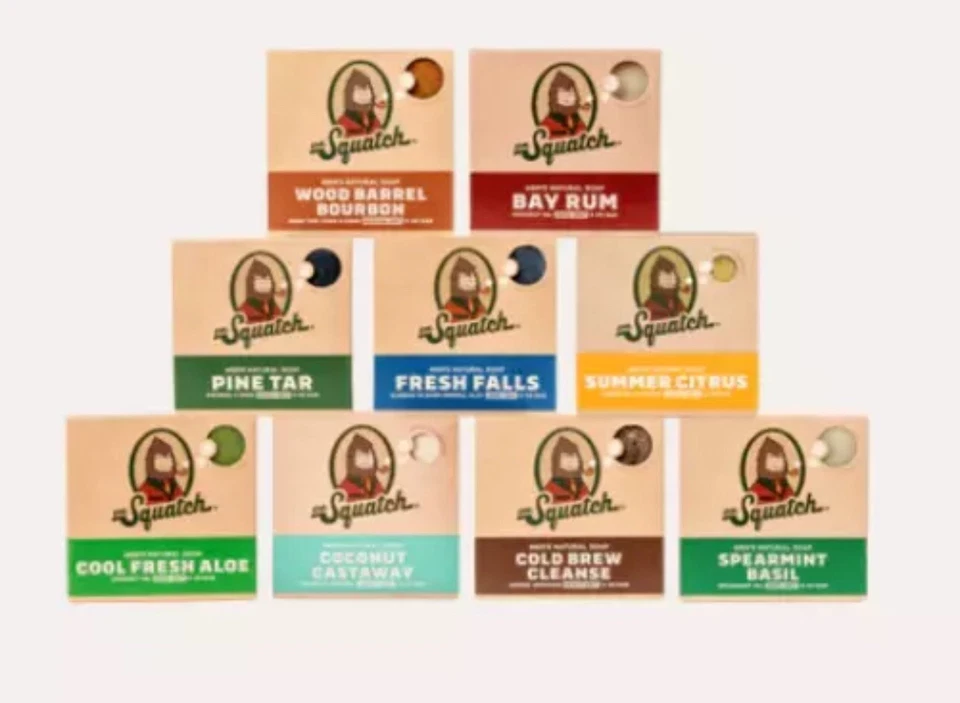 DR. SQUATCH DR Squatch Soap Bars 5oz Choose Your Scent - All Natural Soaps New in Box