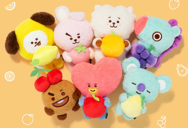 BTS MERCH SHOP | BT21 Plush Stuffed Slippers | BTS Merchandise