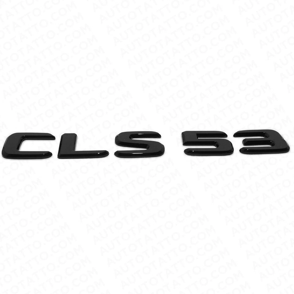 Mercedes-Benz CLS 53 CLS53 19-21 letra emblema maletero insignia AMG Sport negro brillante Foto 3 de 4