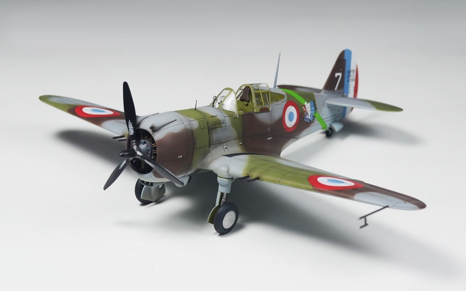 Wolfpack Design Modello Plastico 1/48 Curtis Hawk H75-C1 Francese | Kit Premium Con Incisioni E Decalcomanie - 5