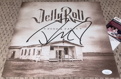 JELLY ROLL SIGNED 12X12 PHOTO AUTOGRAPH JSA COUNTRY MUSIC RAP NEED 