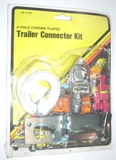 ACAR Trailer Connection Kit RV-7195 4-Pole w Brackets Wire Plug Connectors