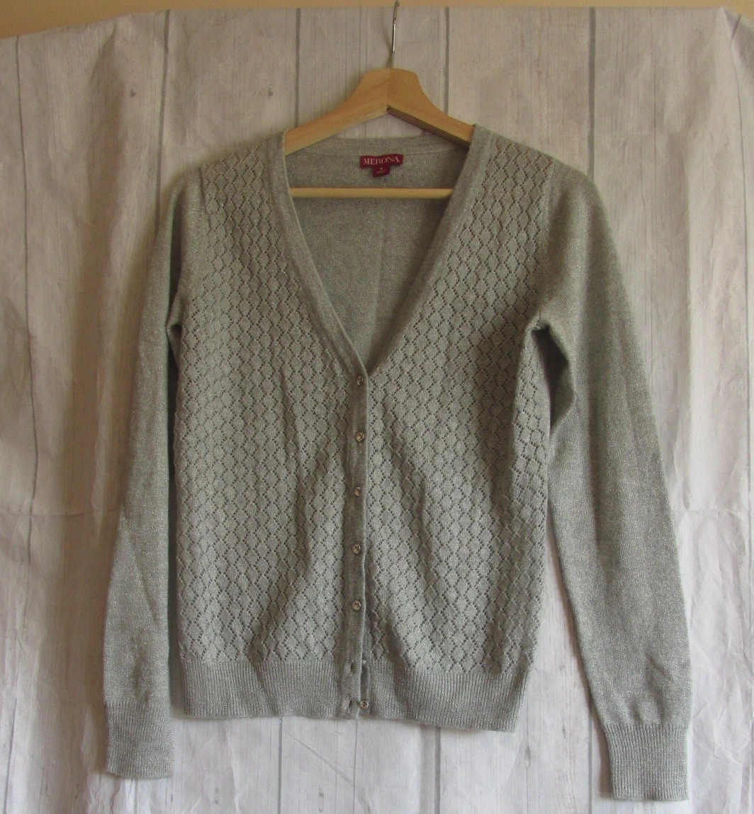 Merona Women s Cardigan Sweater Long Sleeve Size S Small