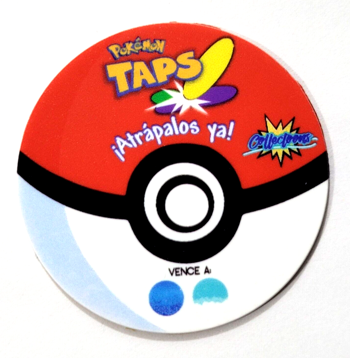 TAZO POKEMON EC1 #025 PIKACHU 2023 Kanto PERU South America Pogs