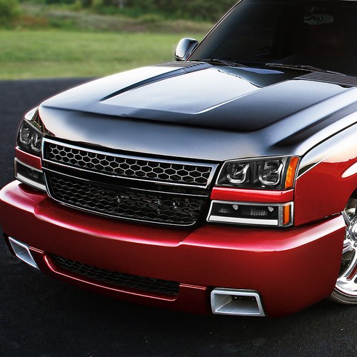FOR 2003-2007 SILVERADO AVALANCHE J-HALO LED DRL HEADLIGHT BUMPER LAMPS BLACK - 第 11/12 張圖片