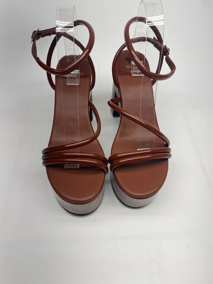 Sandalias Jeffrey Campbell para mujer plataforma mamba tacón bloque talla 9 Foto 2 de 4