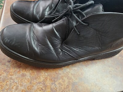 British Walker Mens Shoes Playboy High Top Chukka Boot Black  display picture 2