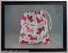 Gymnastics Leotard Grip Bags / Smiling Scottie Dogs Gymnast Birthday Goody Bag