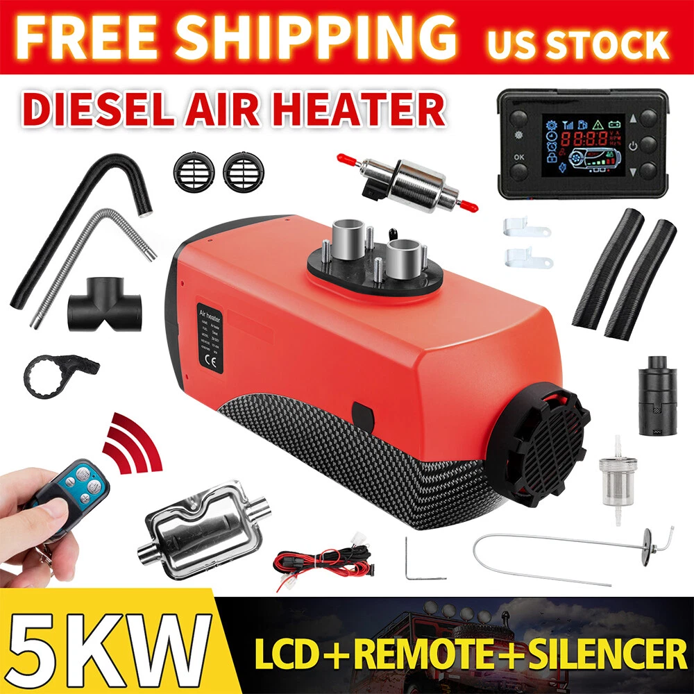 SALE 5KW 12V Air Diesel Heater RV Car Boat Truck Thermostat Fast Heating  Outdoor | eBay