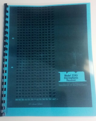 Marantz - Model 2245 Receiver - Owners Manual (Repro) - 24 pages