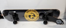 Kryptonics 31" Star Series Skateboard Black 9PLY Birch Carbon Steel Bearings New