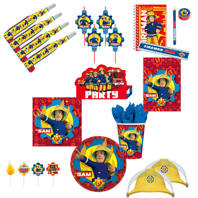 Feuerwehrmann Sam Feuerwehr Party Auswahl Kindergeburtstag  Mottoparty Jungen