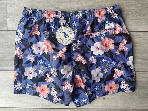 TED BAKER BLUE FLORAL "INSPECT" SWIMSHORTS SWIM SHORTS - LARGE (4) - NEW & TAGS - Picture 8 of 11