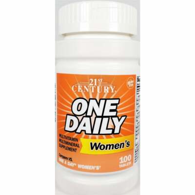 21st Century One Daily Womens Multivitamin Tablets 100ct - Exp Date 10-2026