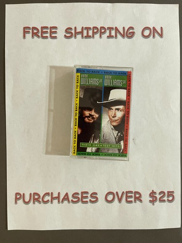 $1 - $5 EACH WILLIE NELSON & HANK WILLIAMS JR CASSETTE TAPES BUILD YOUR OWN LOT - Picture 97 of 104