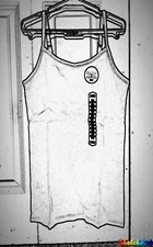 Duluth Trading Women's No-Yank Wireless Bra Cami Size XL Navy Blue