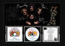 QUEEN - FREDDIE MERCURY SIGNED ORIGINAL A4 PHOTO PRINT MEMORABILIA