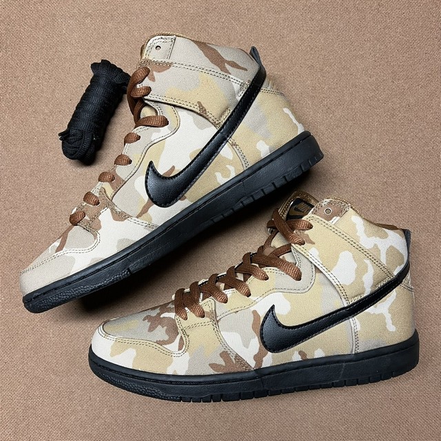 nike dunk desert camo