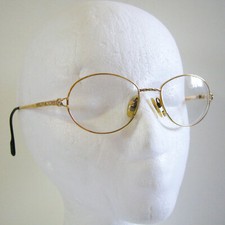 Vintage TIFFANY T551 C.77 23K Gold Plated Eyeglasses Sunglasses Frame - NO CASE