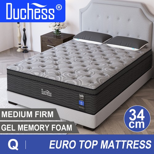 Duchess Mattress Queen Double King Single Bed Pocket Spring Gel Memory Foam - Picture 26 of 27