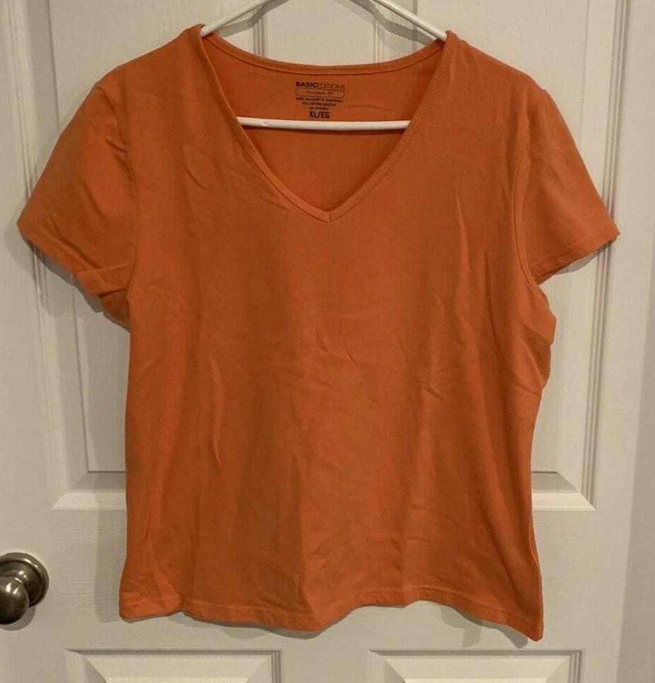 basic editions v neck t shirts