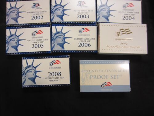 1999-2009 US Mint Proof Sets with Box & COA Lot of 127 Coins (11 SETS) FREE SHIP - Picture 3 of 3
