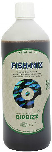 FISH-MIX 500ml BioBizz Abono/Fertilizante Crecimiento 100% Biologico Bio Bizz