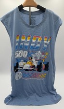 INDIANAPOLIS MOTOR SPEEDWAY Men's Sleeveless T-Shirt XXL NWT Blue Indy 500