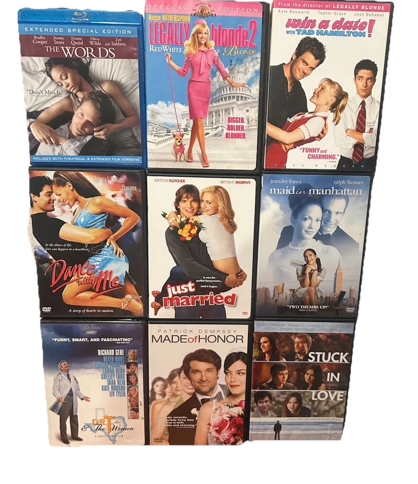DVD Bluray Lot 57 Total Drama Rom Com Movies Romantic Comedy Chick Flick Bundle - Image 2 of 4