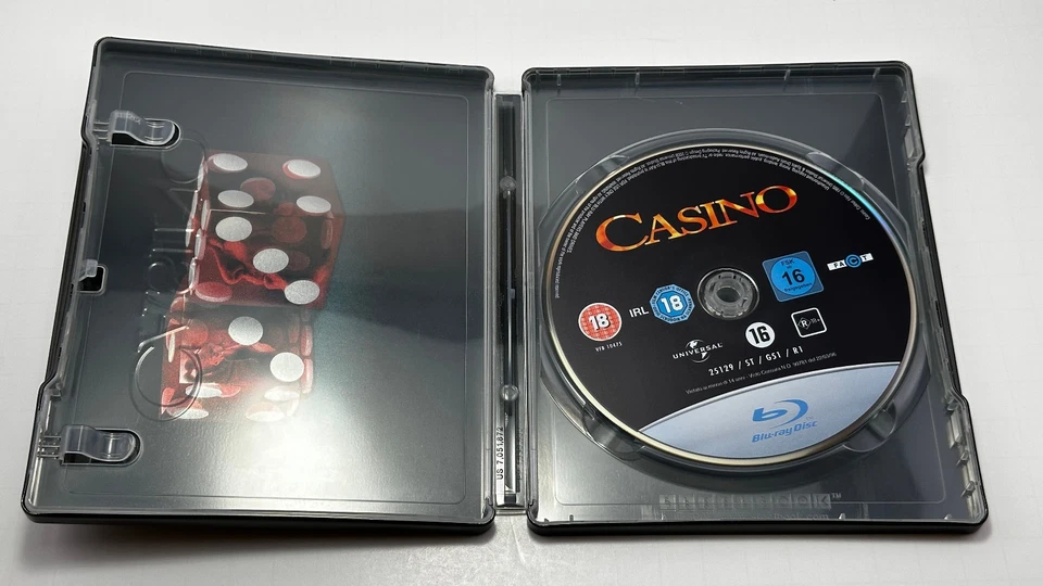 Casino Debossed Blu Ray Steelbook. RARE Import - Image 4 of 4