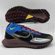 Womens Size 7 Nike React Pegasus Trail 4 GTX Black Running Shoes DJ7929 003 NEW