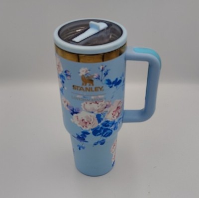 Stanley LOVESHACKFANCY 40 oz Floral Insulated Tumbler w/ Lid Handle Straw