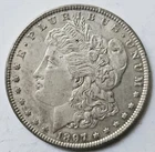 1897-P Morgan Silver Dollar-X Fine