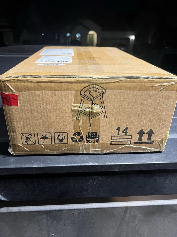 Rivet Kitchen Height Bar Counter Stool, Birch, Natural Finish, 24"H - Image 3 of 4