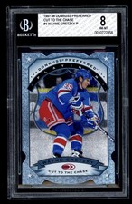 1997 Donruss Preferred #4 Wayne Gretzky Cut to the Chase Die Cut Platinum BGS 8