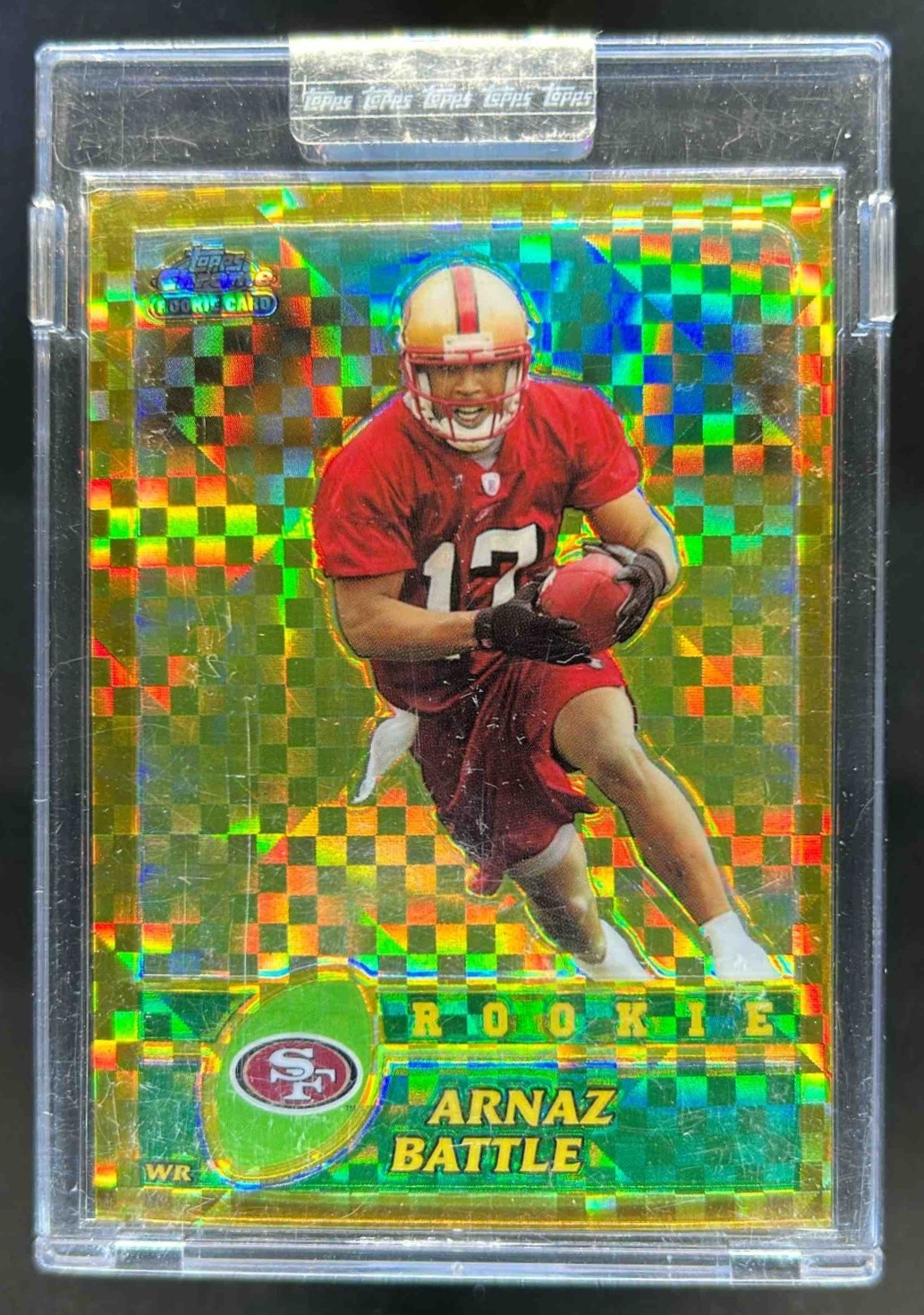 Arnaz Battle Topps Chrome #198 Gold Xfractor