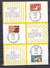 [AG7499] Belgium N°1182/1187 Nature Mailfolder COB FDC € 27,50 SUPERB