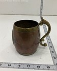 Mexican Copper Brass Mayan Calendar Sun Face Mug Brown Handled Tableware 4 — photo 2