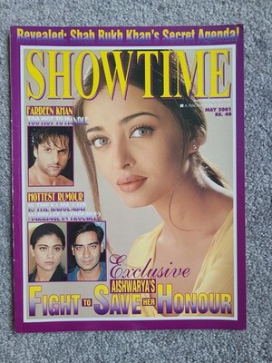 Showtime May 2001 Magazine - Aishwarya Rai Ajay Kajol Fareen Khan Shahrukh Khan
