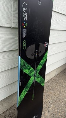 2009 Burton Custom X 160cm Snowboard Camber Used Twin Vaporskin | eBay