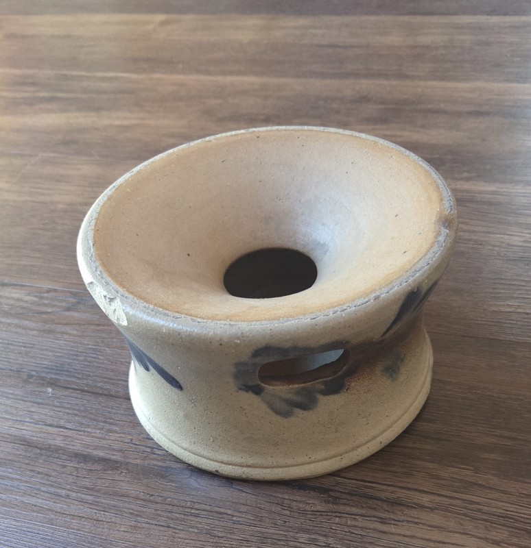 Antique Spitton Salt Glased Pottery