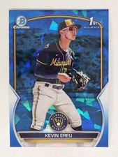 2023 BOWMAN CHROME SAPPHIRE Baseball BCP-229 KEVIN EREU Milwaukee Brewers