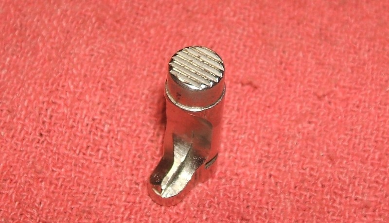 Colt 1911 1911a1 Factory Magazine Catch Button Mag Release Bright Nickel Used VG