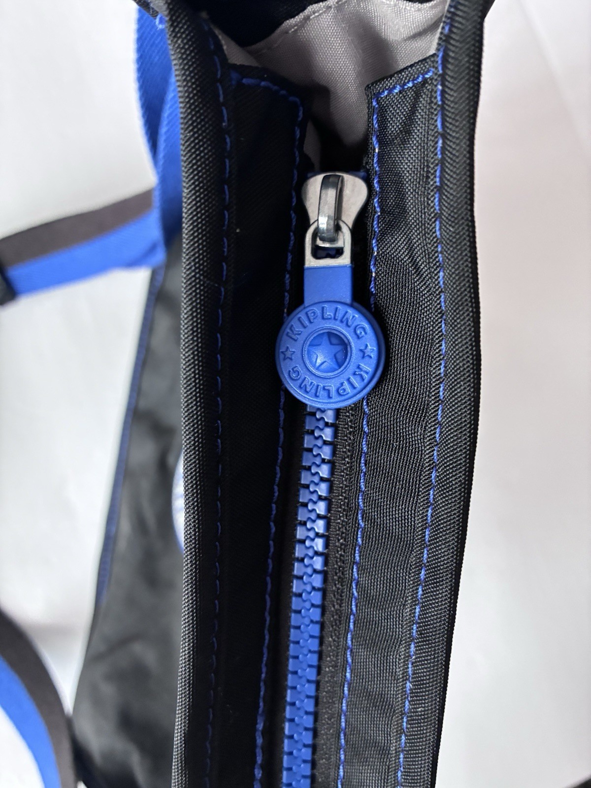 Kipling Black & Blue Patsy M Nylon Crossbody Bag … - image 9