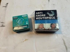 1 Anti Snore Mouthpiece  And 1 Box Anti Snoring Devices both BPA Free